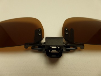 A&M Clip On Sunglasses Brown